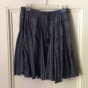 Vintage Bohemian Midi Skirt